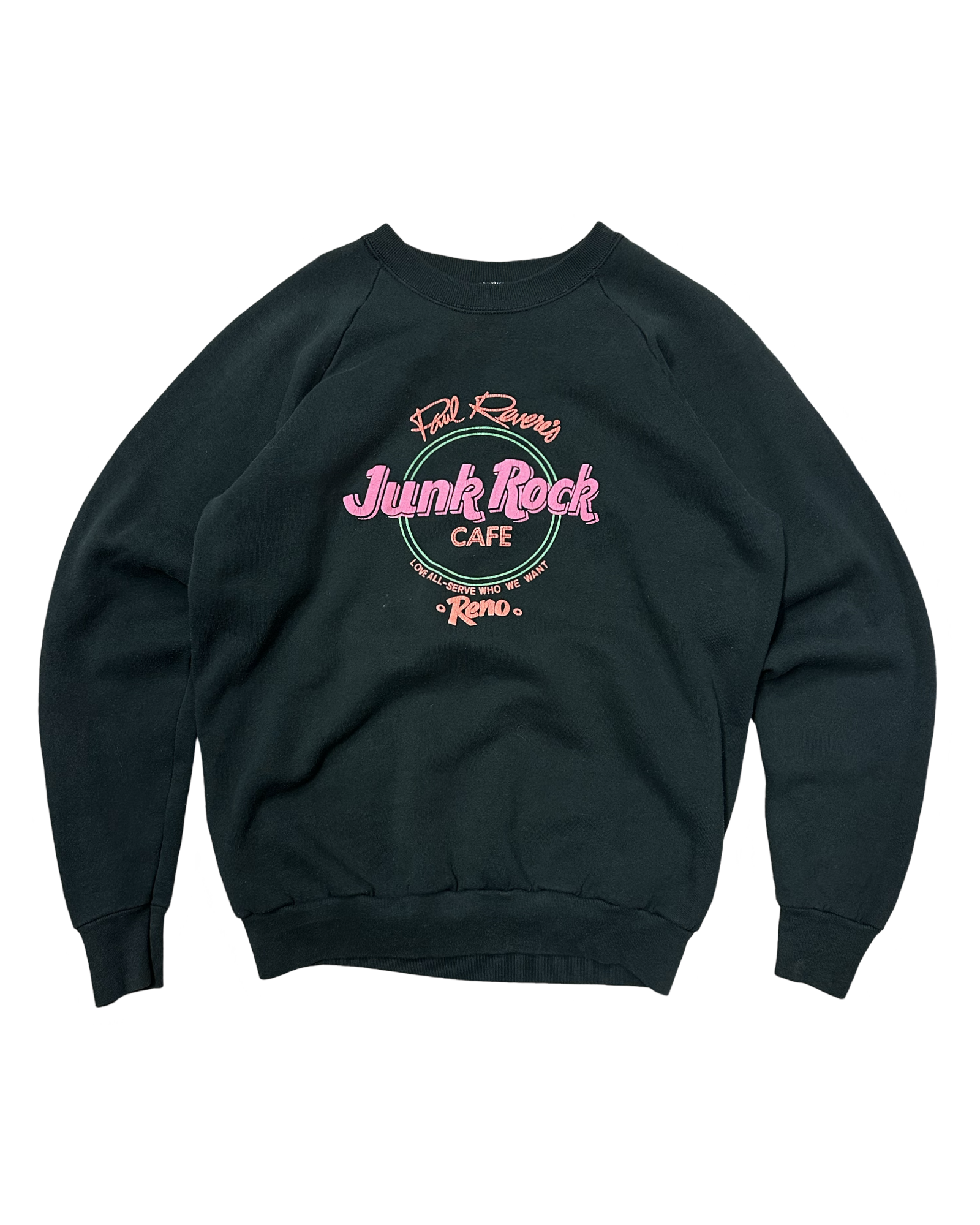 Vintage retro crewneck peysa fittar S