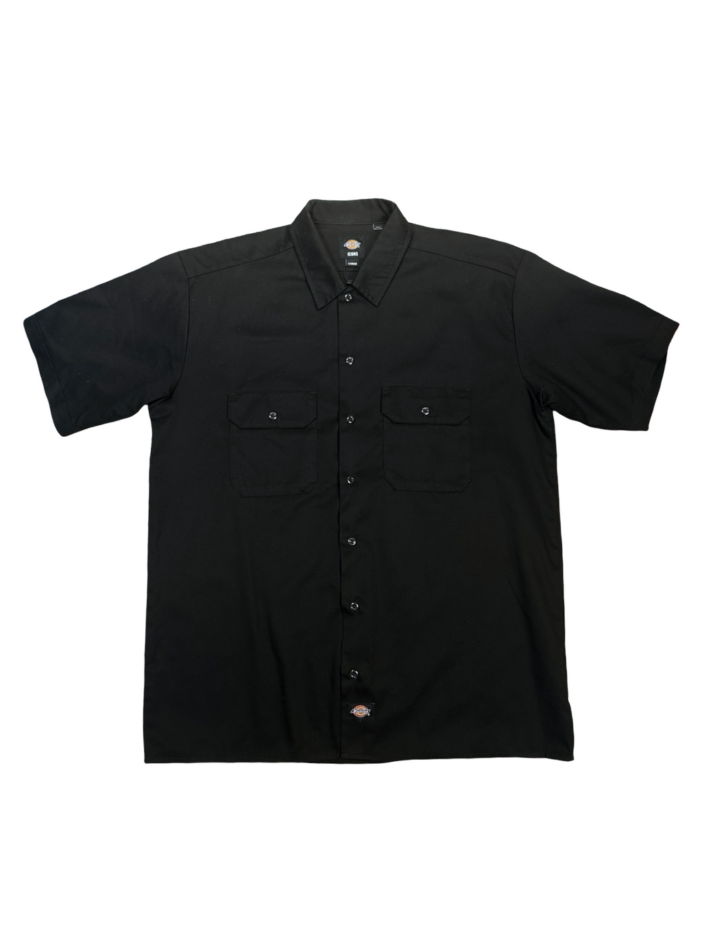 Dickies stuttermaskyrta svört L