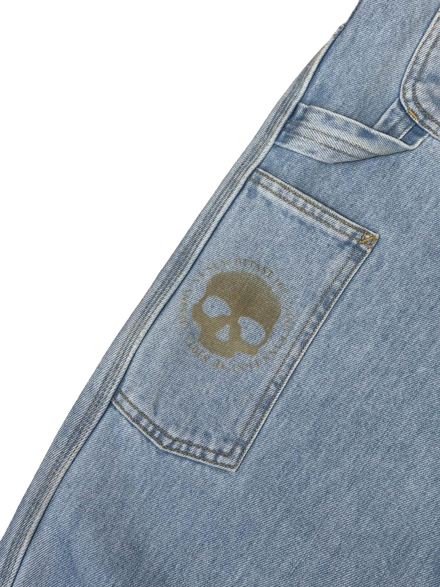 Carhartt ljósblár double knee buxur 33/32