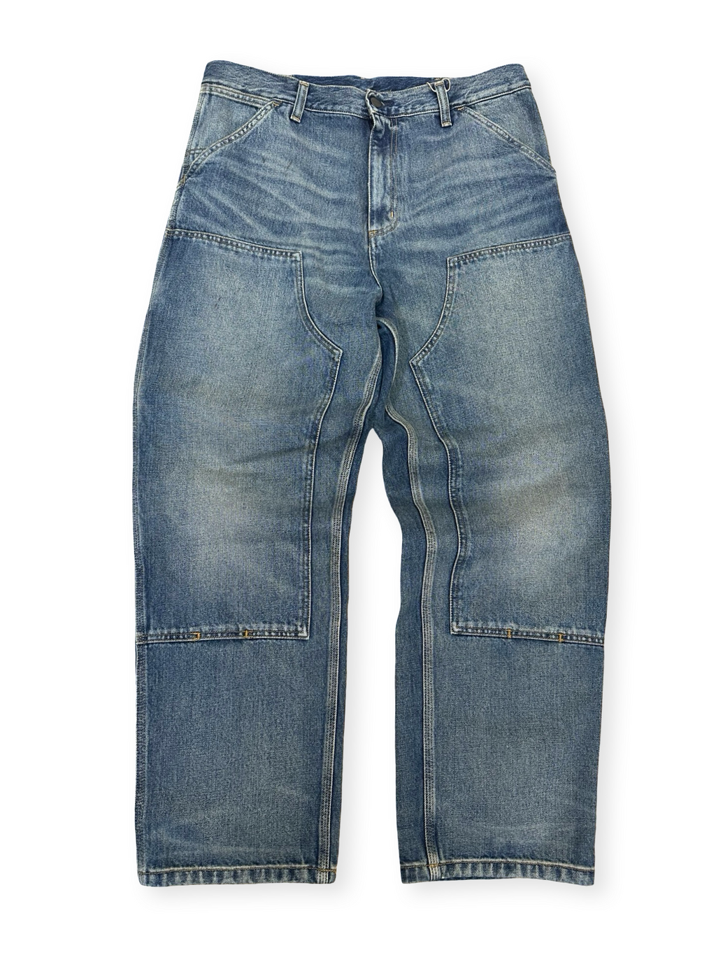 Carhartt Double knee buxur mud 32/30