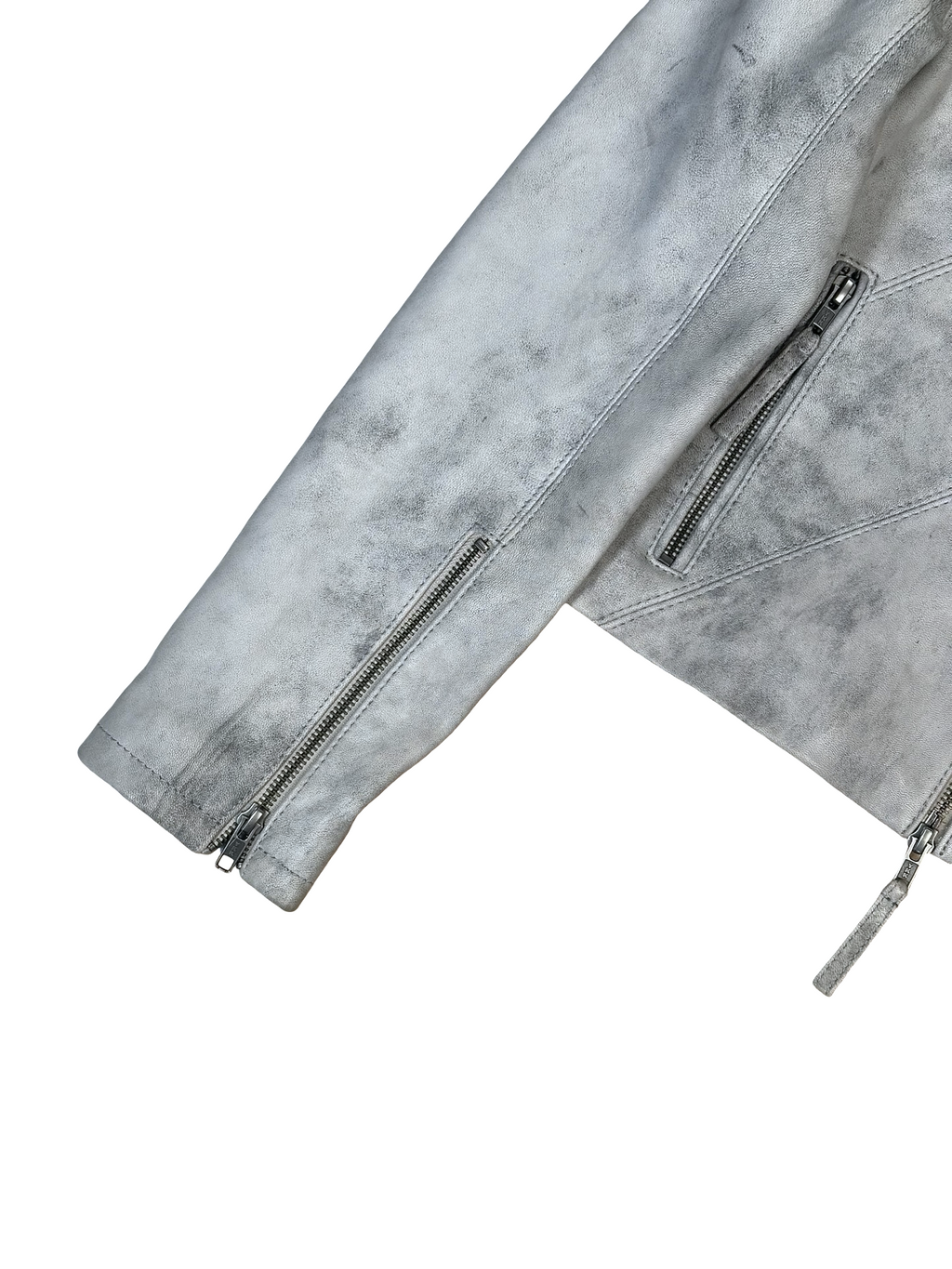 Oval Square leðurjakki XS