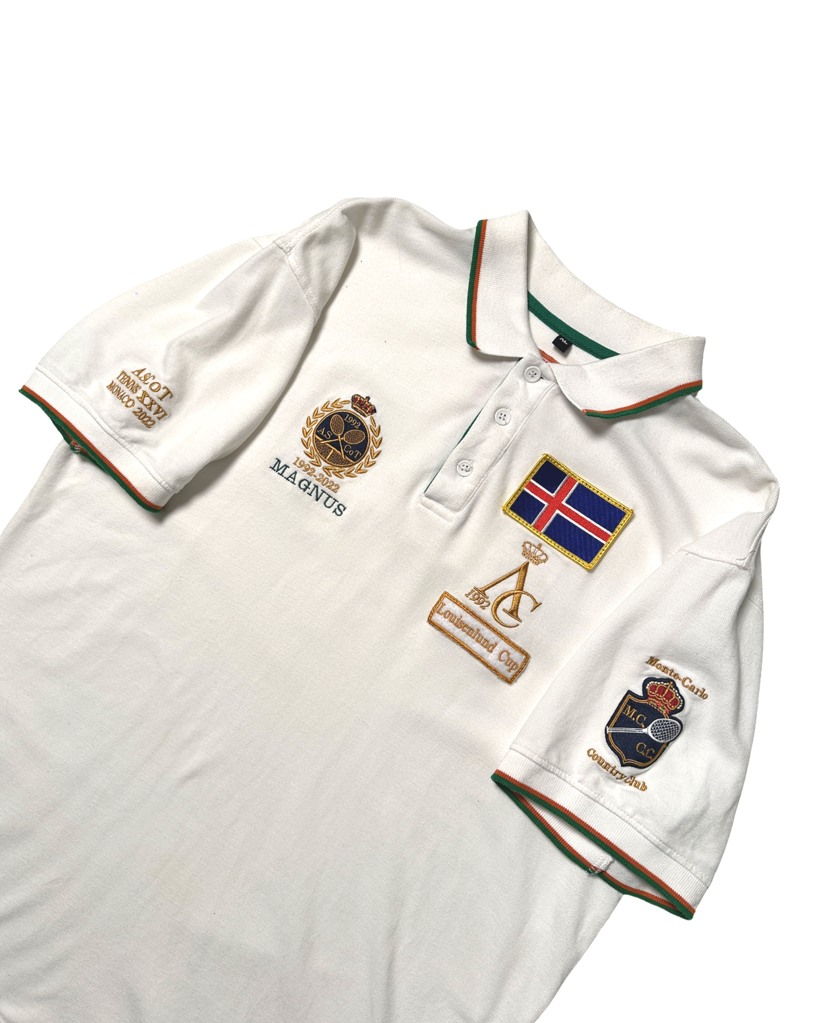 Íslenskur tennis Polo bolur XL fittar L