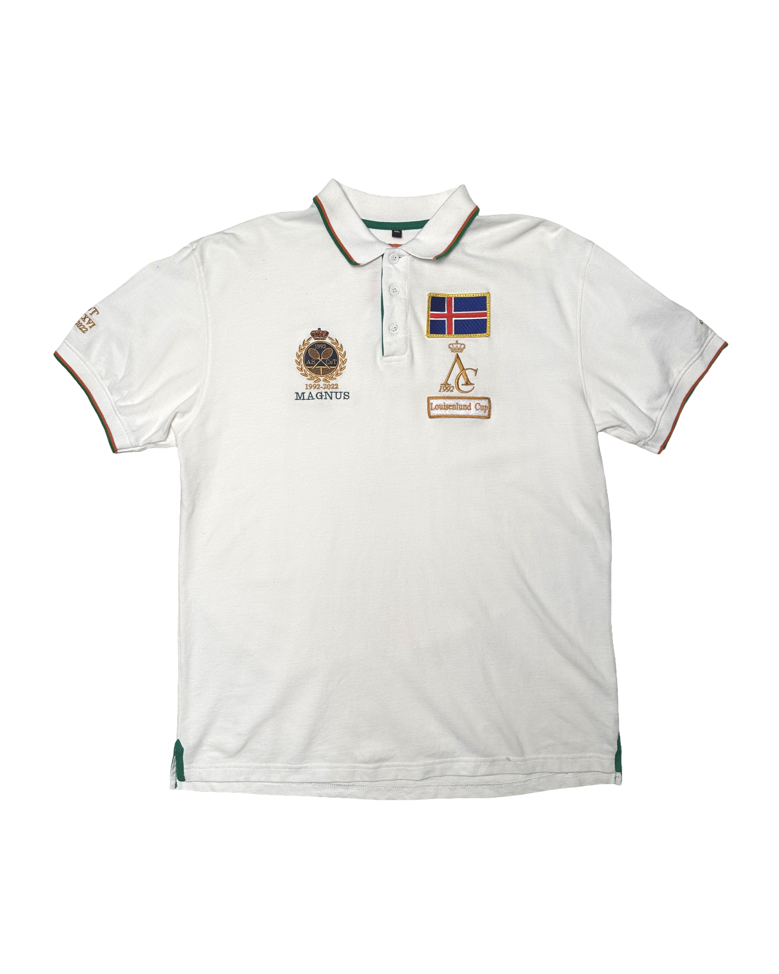 Íslenskur tennis Polo bolur XL fittar L