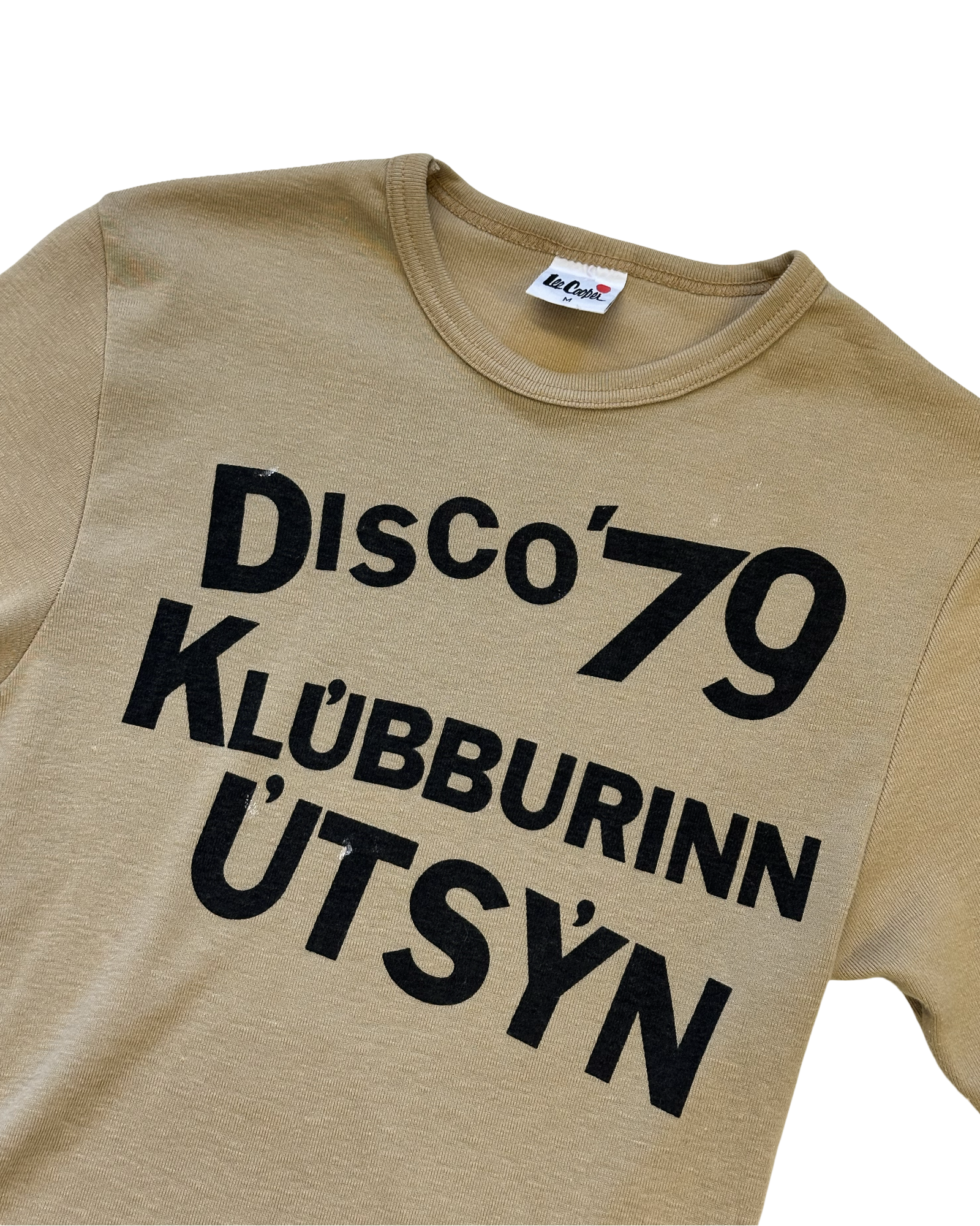 Vintage dömu klúbbabolur slim fit S