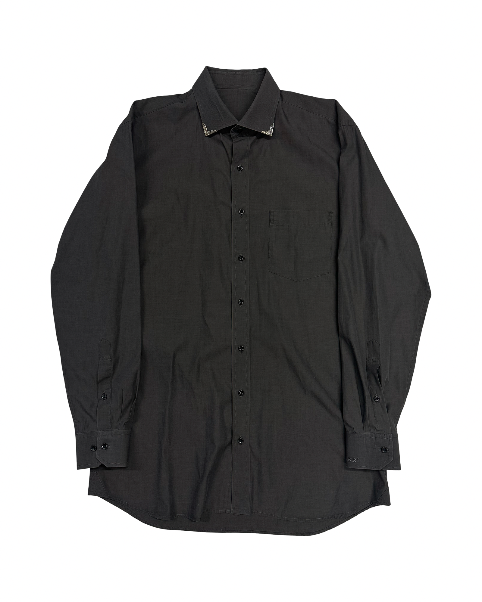 Skyrta með skarti fittar M