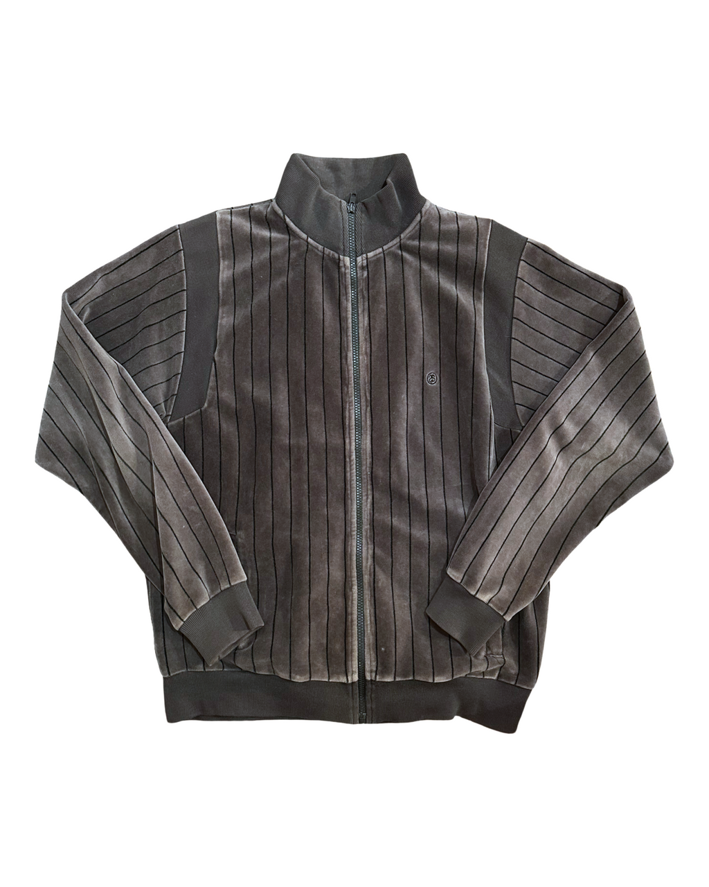 Vintage 90’s Stussy velour zip up peysa M